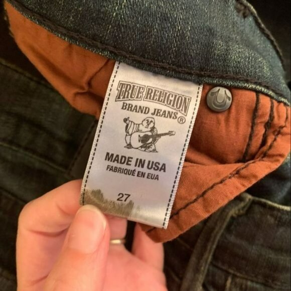 True religion womens Casey low rise super skinny camo jeans - 27 - Picture 4 of 11